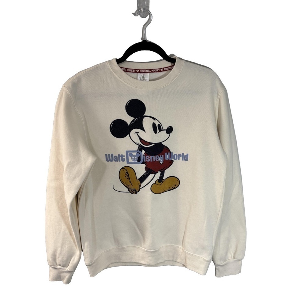 Disney Cream Mickey Mouse Sweatshirt